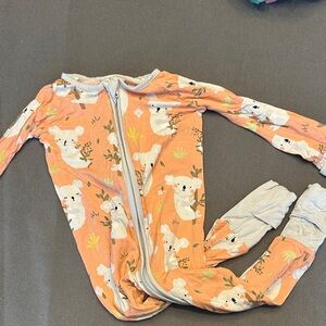 Little Sleepies Peach koala Onesie